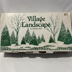 Department 56 Village Landscape 14 Piece Set